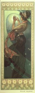 Estrella polar de Alphonse Mucha