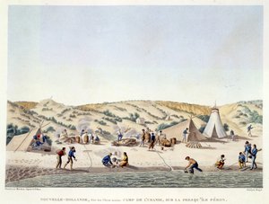 Baie des Chiens Marins, Nueva Holanda: El campamento de l