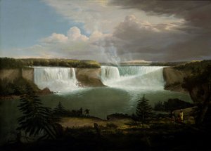 Vista general de las cataratas del Niágara de Alvan Fisher