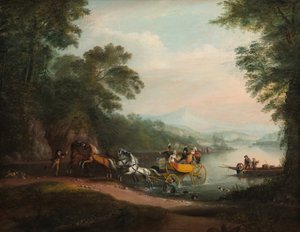 Accidente en el vado, 1818
