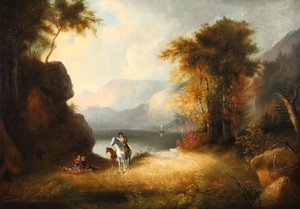 El regreso a casa 1835 (Óleo sobre lienzo) de Alvan Fisher