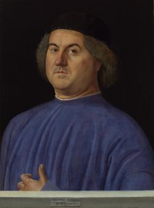 Retrato de un hombre, 1497 de Alvise Vivarini