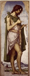 San Juan Bautista, c.1480 (óleo sobre tabla) de Alvise Vivarini