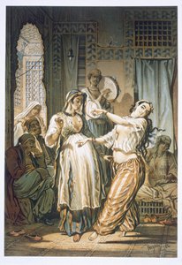 Bailarina egipcia del vientre, de "Souvenir of Cairo".