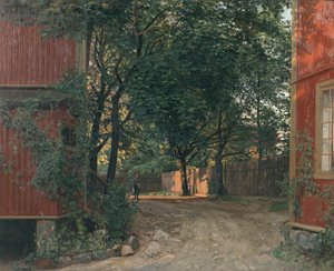 Llega el periódico de la tarde de Amaldus Nielsen