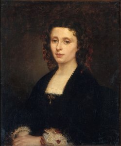 Retrato de Athénaïs Mialaret 1826-1899, 1855 de Amandine Parrot