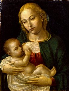 Madonna del Latte, ca 1485 de Ambrogio Bergognone