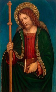 Santiago el Mayor, c1500 de Ambrogio Bergognone