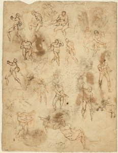 Estudios de Figuras de Ambrogio Figino