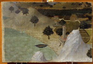 Un castillo junto a un lago