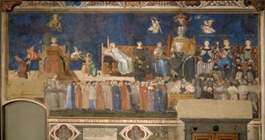 Alegoría del Buen Gobierno Ciclo de frescos La Alegoría del Buen y Mal Gobierno, 1338-1339