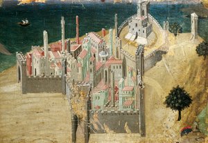 Ciudad junto al mar de Ambrogio Lorenzetti