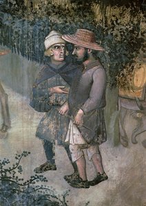 Efectos del Buen Gobierno en el Campo (detalle) de Ambrogio Lorenzetti
