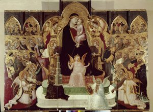 Maestà di Massa Marittima (Virgen en majestad) de Ambrogio Lorenzetti