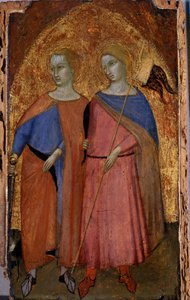 Santos Galgano y Ansano, c.1360 de Ambrogio Lorenzetti
