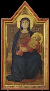 La Virgen y el Niño entronizados de Ambrogio Lorenzetti
