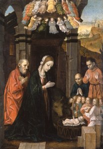 Adoración de los pastores de Ambrogio da Fossano (c.1460 1523)