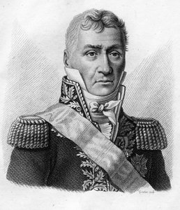 Louis Friant (1758-1829). En “Retratos de los generales franceses tras las victorias y conquistas de los franceses”. Grabado por Ambroise Tardieu en 1818. Colección Stella. de Ambroise Tardieu