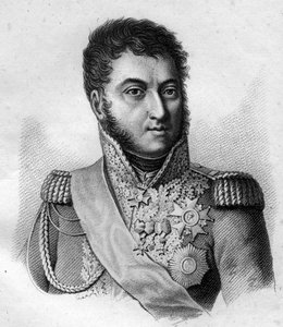 Mariscal Suchet. Louis Gabriel (Louis-Gabriel) Suchet (1770-1826), Duque de Albufera Mariscal de Francia. en Retratos de los generales franceses tras las victorias y conquistas de los franceses. Grabado por Ambroise Tardieu en 1818. Colección Stella. de Ambroise Tardieu