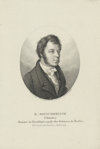 Retrato de Eilhard Mitscherlich 1794-1863, c. 1830-1840 de Ambroise Tardieu