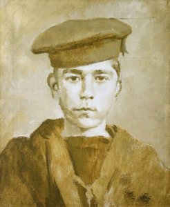 John Travers Cornwell, Boy 1st class (1900-1916), siglo XX (óleo) de Ambrose McEvoy