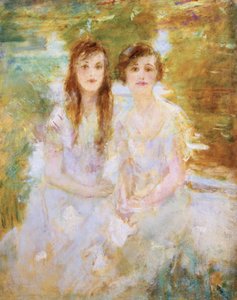 Estudio de dos niñas de Ambrose McEvoy