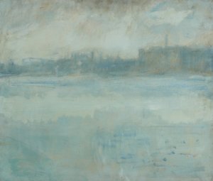 El Támesis desde la casa del artista en Grosvenor Road de Ambrose McEvoy