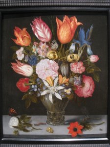 Flores en un vaso