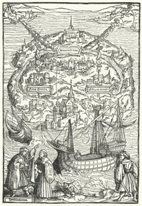 La isla de Utopía de Ambrosius Holbein