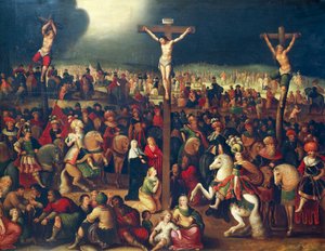 El Calvario (óleo sobre lienzo)