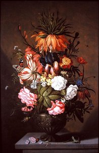 Bodegón de flores variadas de Ambrosius the Younger Bosschaert