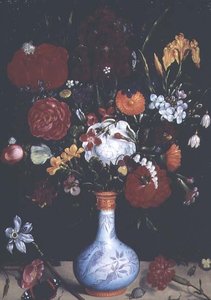 Naturaleza muerta con flores de Ambrosius the Younger Bosschaert