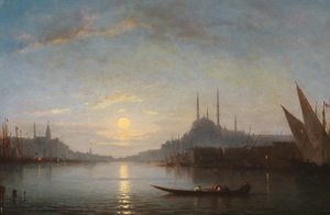 El Cuerno de Oro con la mezquita Süleymaniye de Amedee Rosier