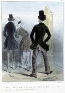 Caricatura - en “Madeleines” de Cham, circa 1870-1880 de Amédée de Noé