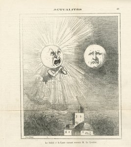 Ilustración de Cham (1819-1879) en Le Charivari de Amédée de Noé