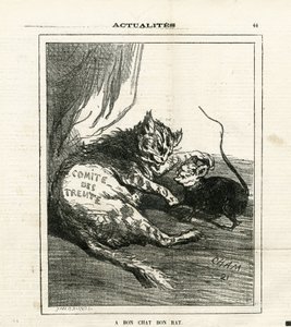 Ilustración de Cham (1819-1879) en Le Charivari