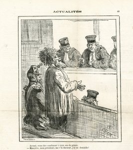 Ilustración de Cham (1819-1879) en Le Charivari