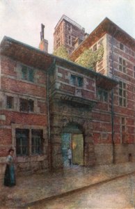 Casa Curtius, Lieja (litografía en color)