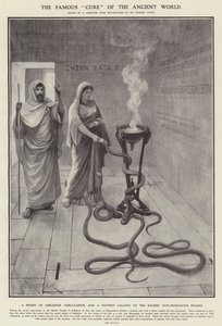 La famosa "cura" del mundo antiguo (litografía)