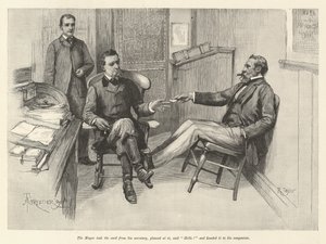 Un pupilo de la Puerta Dorada, por Bret Harte de Amedee Forestier