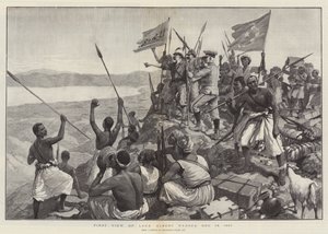 Primera Vista del Lago Alberto Nyanza, 13 de diciembre de 1887