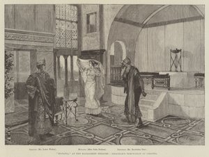 Hipatia, en el Teatro Haymarket, La Tentación de Orestes de Issachar