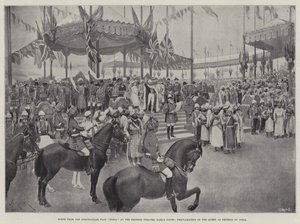 Escena de la Obra Espectacular India en el Teatro Empress, Earl