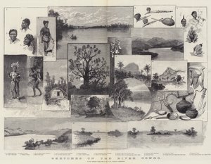 Bocetos en el río Congo
