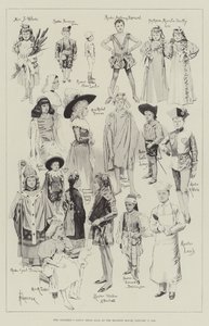 El baile de disfraces infantiles en la Mansion House, 7 de enero de 1896 de Amedee Forestier
