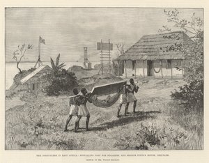 Los portugueses en África Oriental, puesto de señales para vapores y la casa del señor Pinto, Chilvane