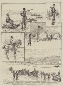 La Rebelión en el Territorio del Noroeste de Canadá, Milicia Canadiense en Clark