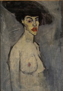 Desnudo con sombrero de Amedeo Modigliani