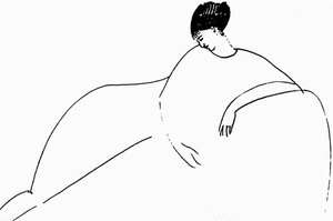 Anna Ajmátova, 1911 de Amedeo Modigliani