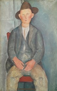 El pequeño campesino. Alrededor de 1918 de Amedeo Modigliani